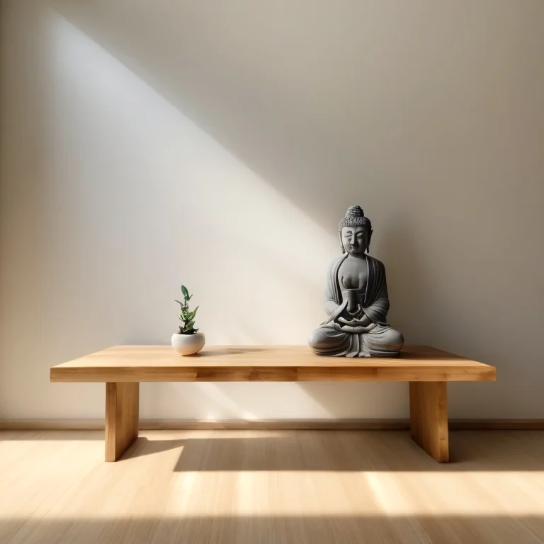 executive practicing energy balancing